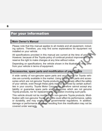 toyota fortuner 2015-2016 owners manual